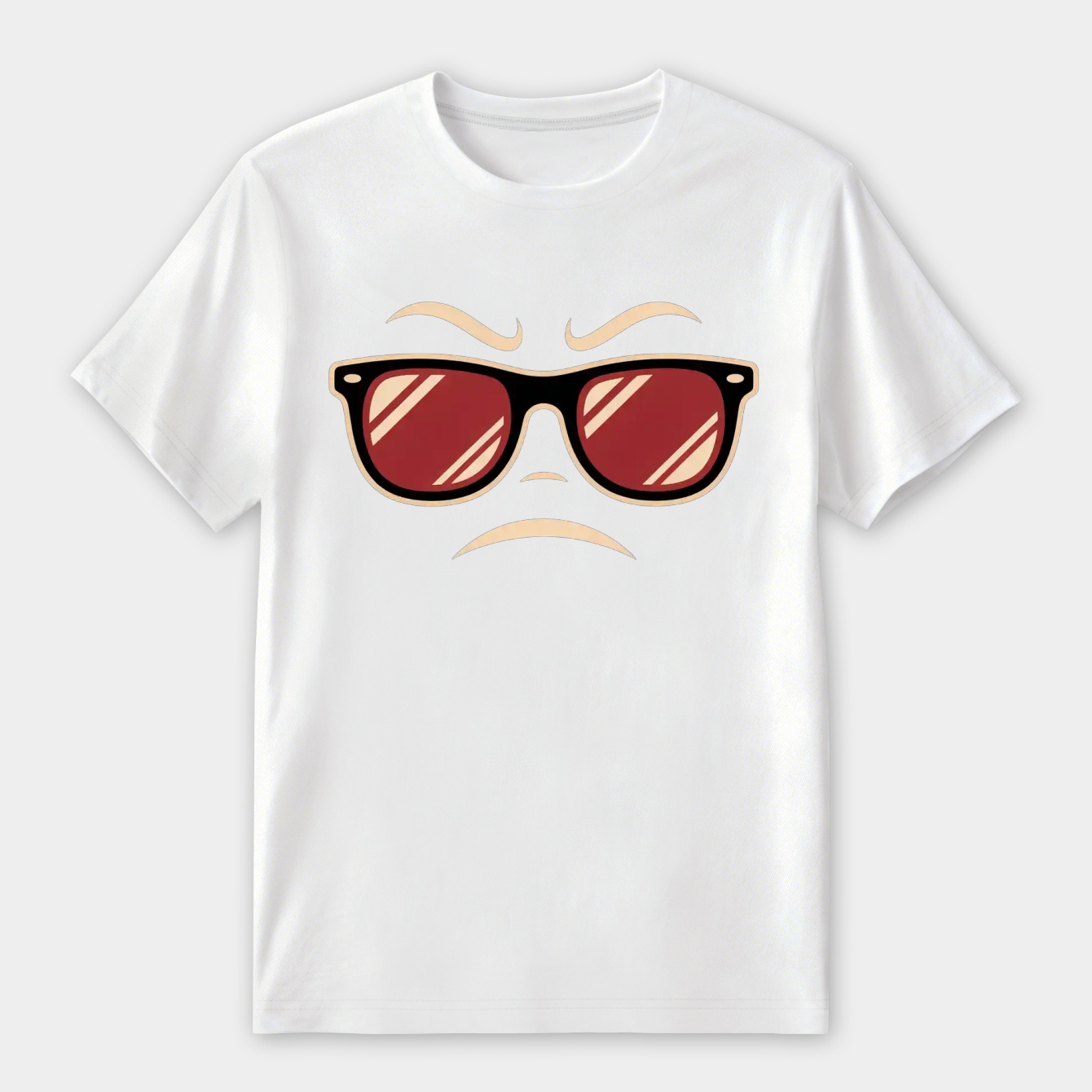 Comic Angry Face Women's Premium Soft T-Shirt
