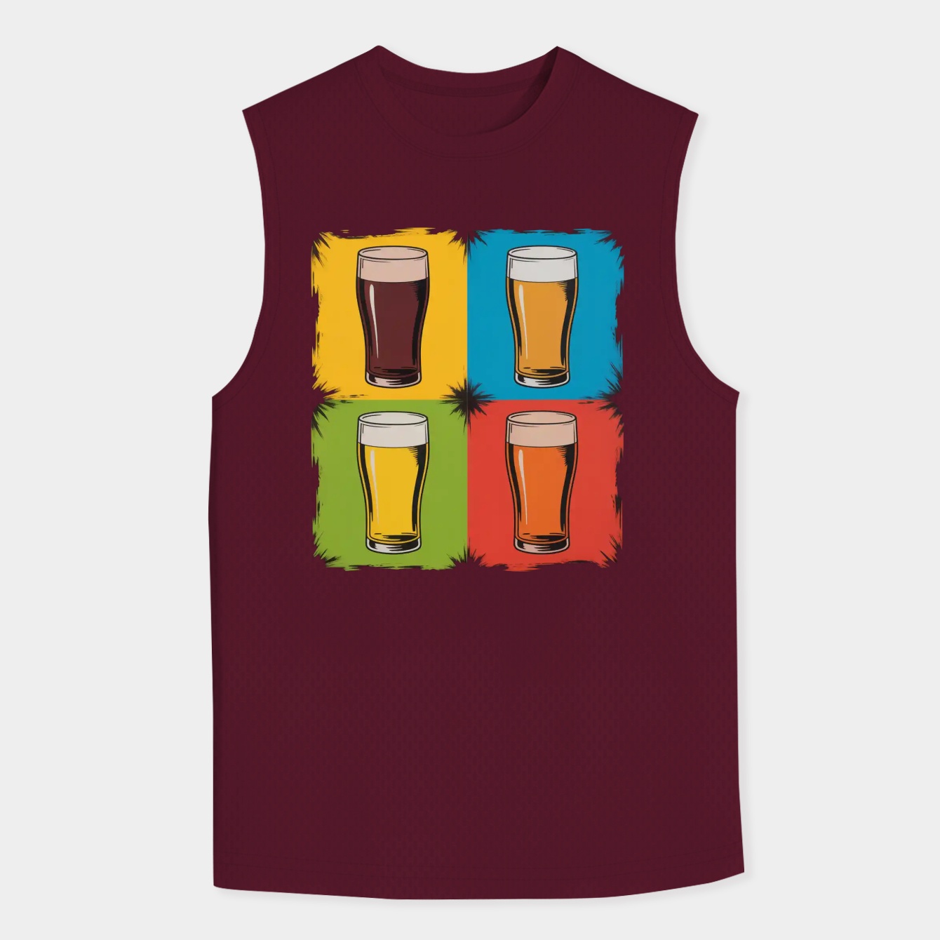 Andy Warhol Beer Pints Men's Tank Top