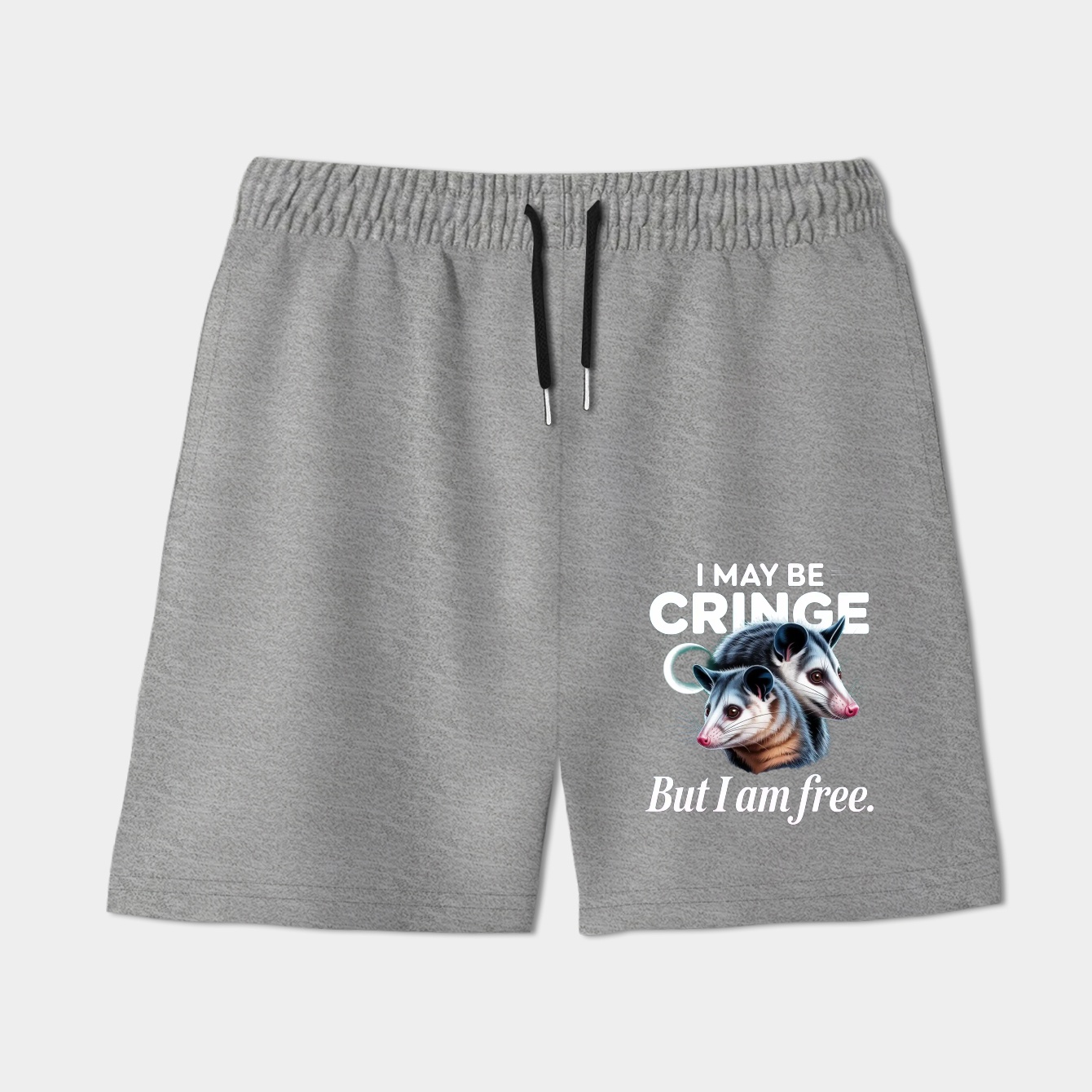 Cringe Possum Meme Women's Shorts