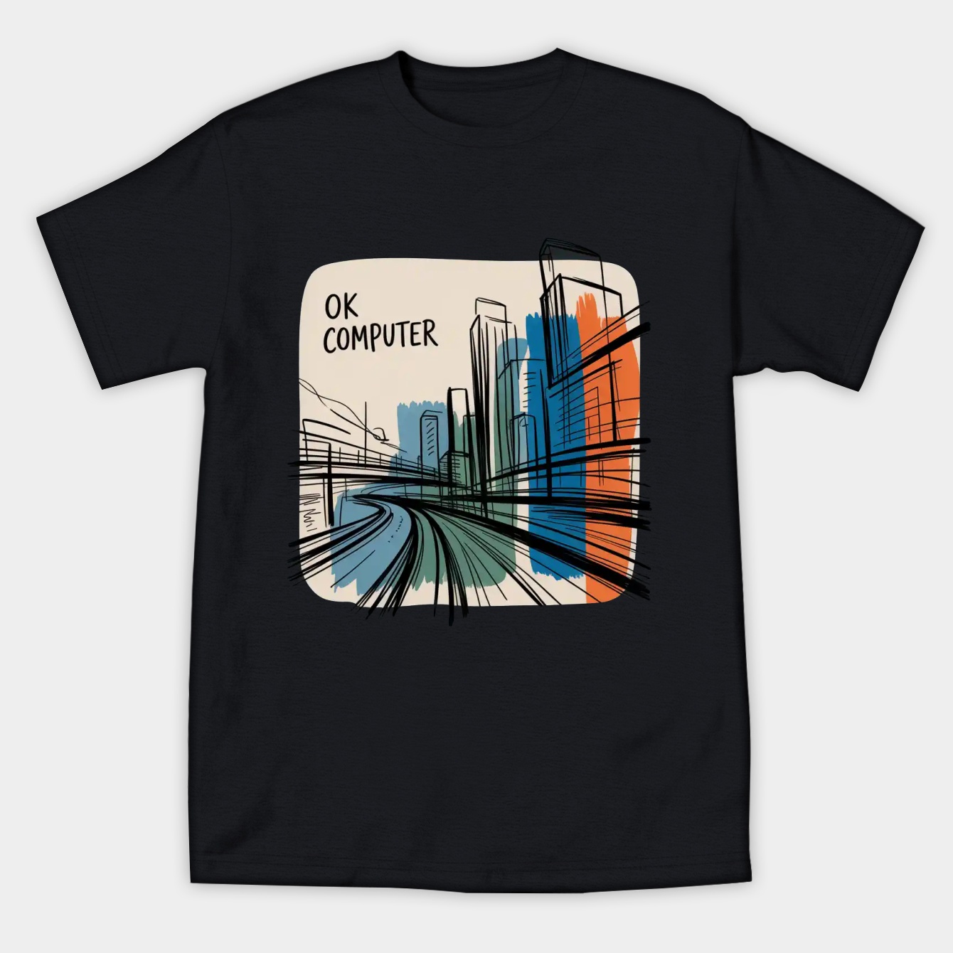 Ok Computer Women's Athletic Performance T-Shirt