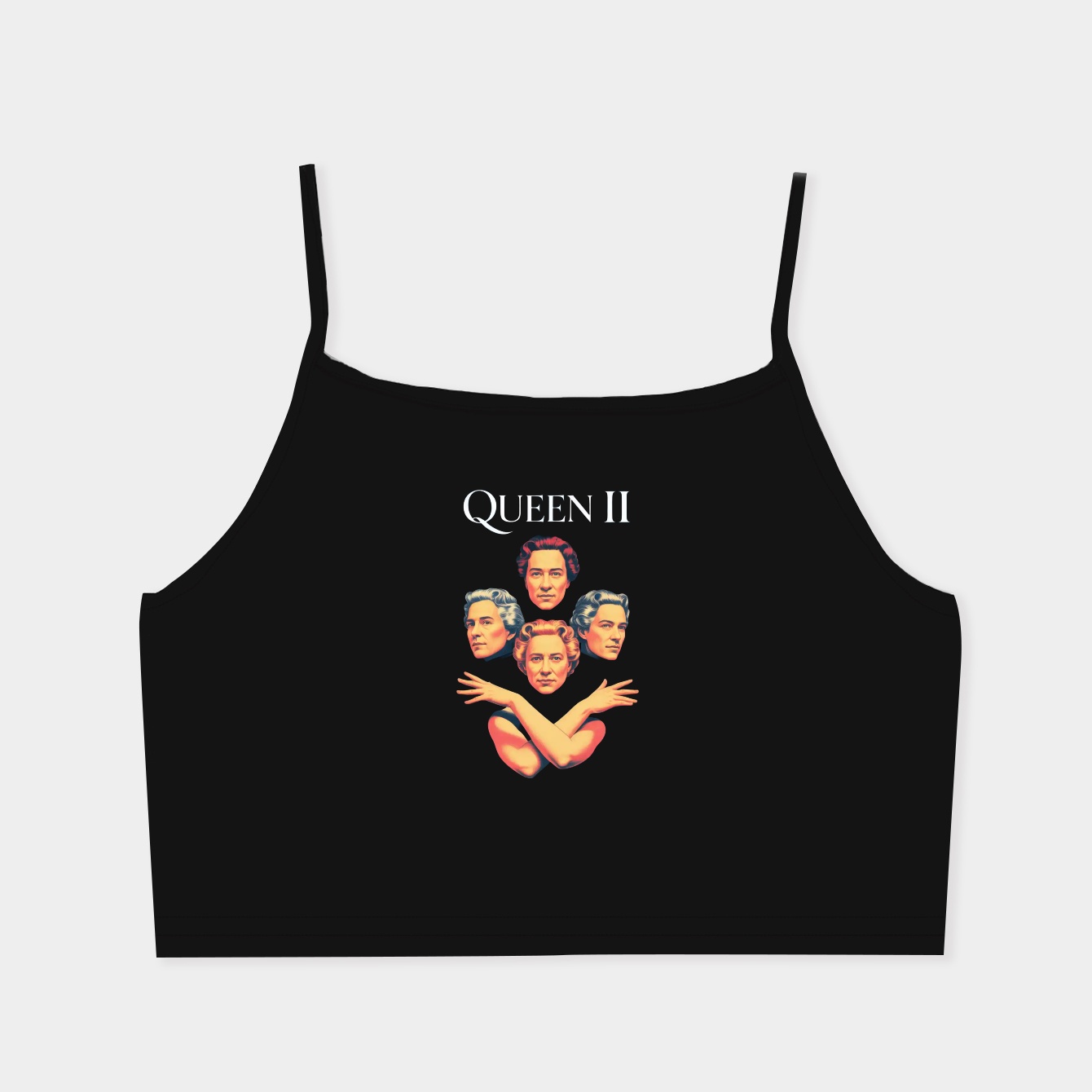 Queen II Tracklist Women's  Spaghetti Strap Tank Top