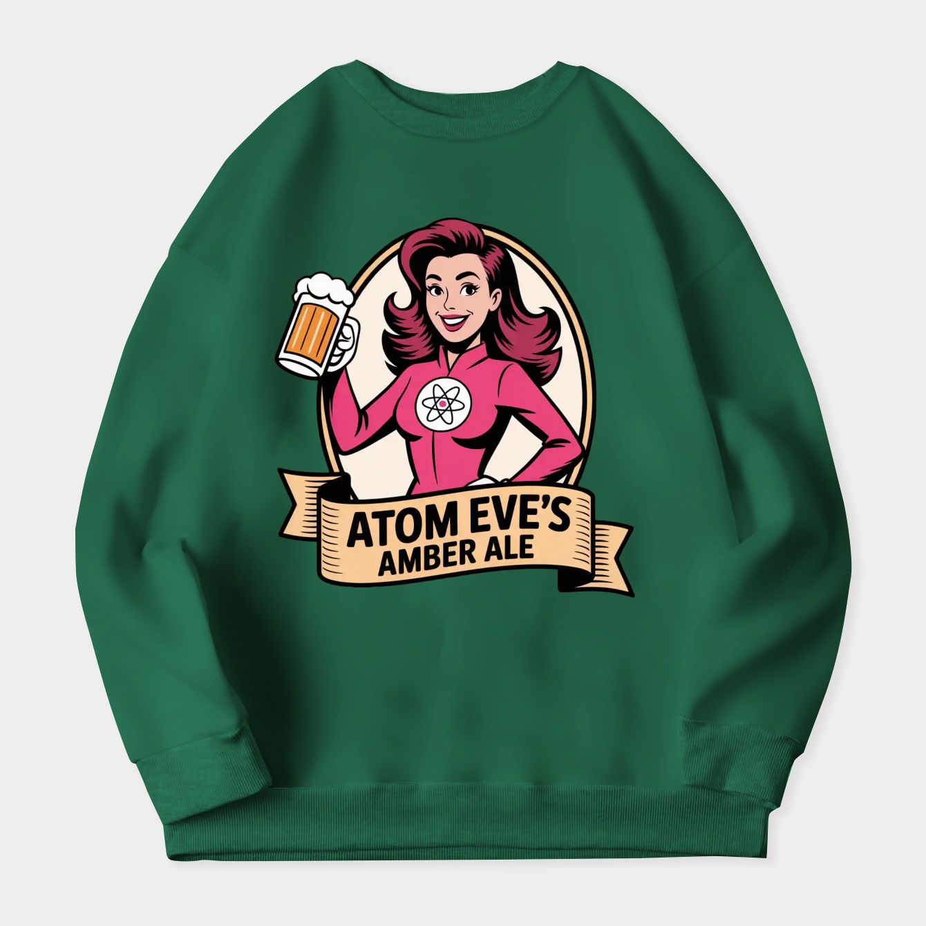 Atom Eve's Amber Ale Women's Plus Size Sweatshirt