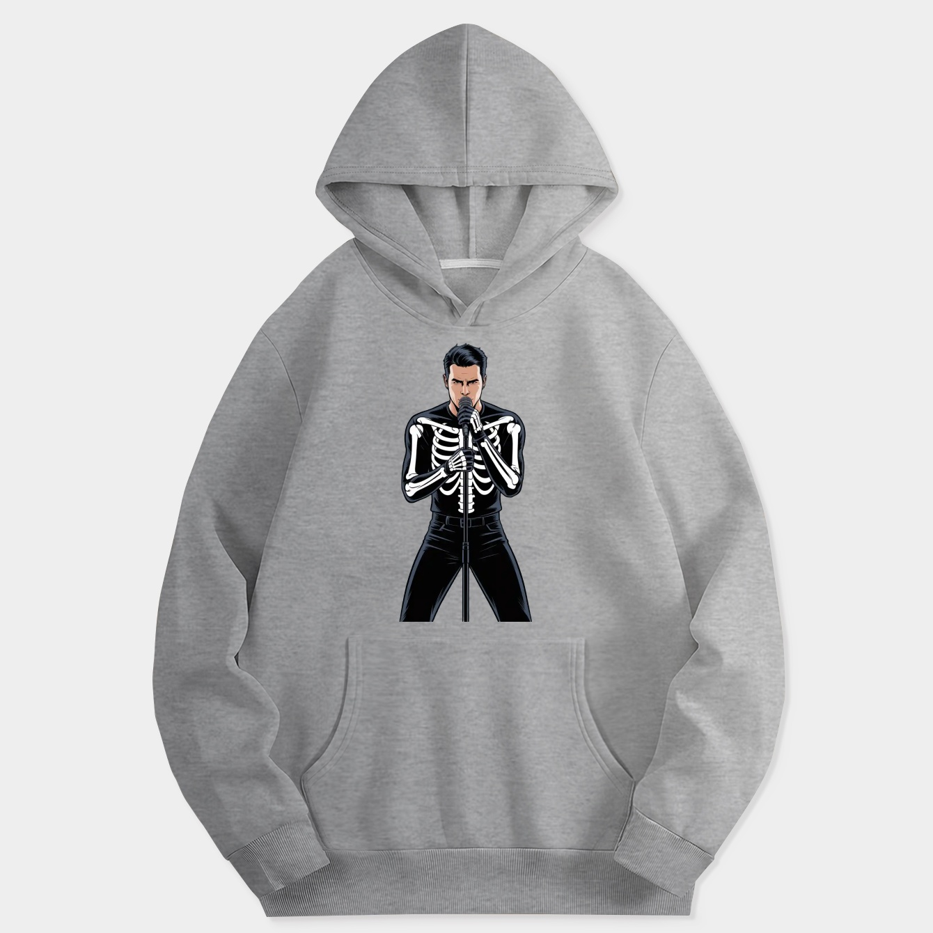 DANZIG Skeleton Singer Graphic Women's Hoodie