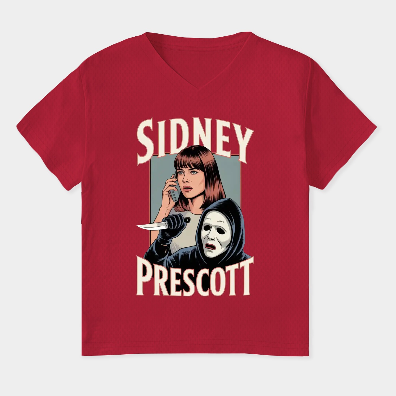 Sidney Scream Tribute Women's Plus Size V-Neck T-Shirt