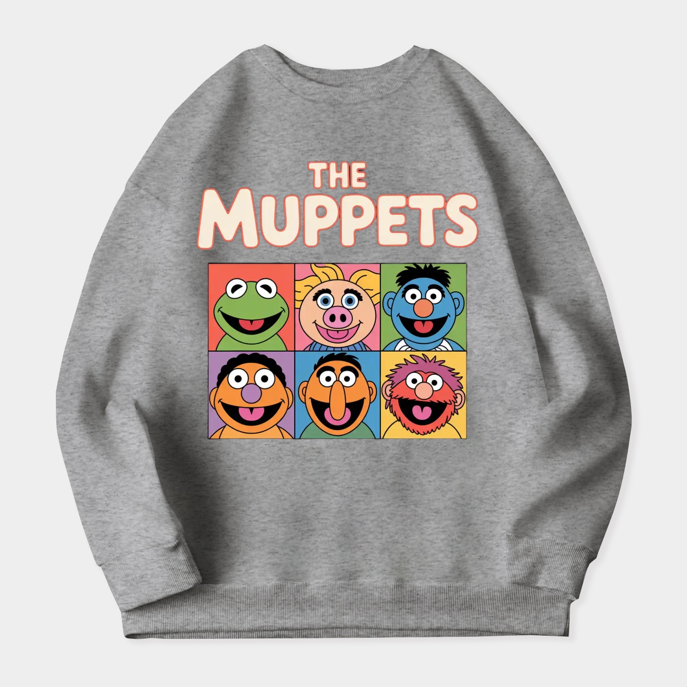 The Muppets Muppet Group Women's Crewneck Sweatshirt
