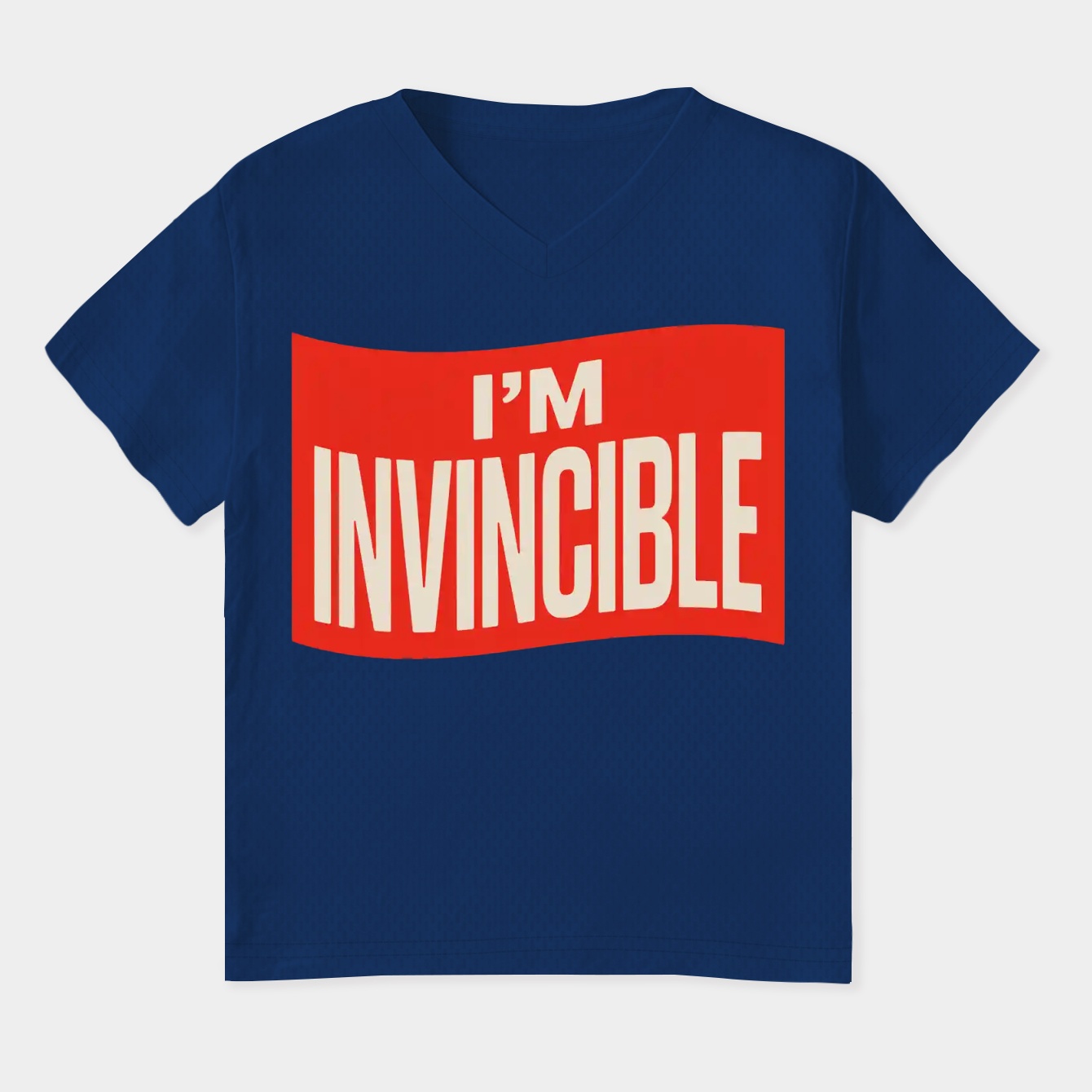 I'm Invincible Women's Plus Size V-Neck T-Shirt