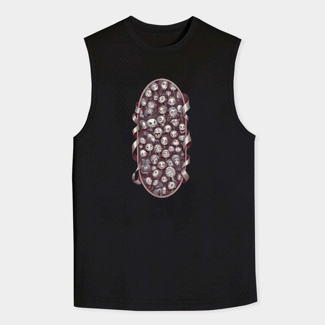 Tim Burton Gothic Ensemble Men's Big & Tall Tank Top