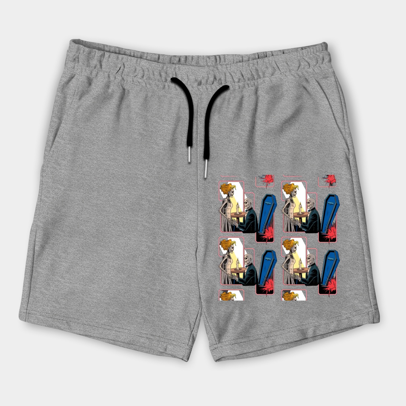 Just Married Corpses Men's Shorts