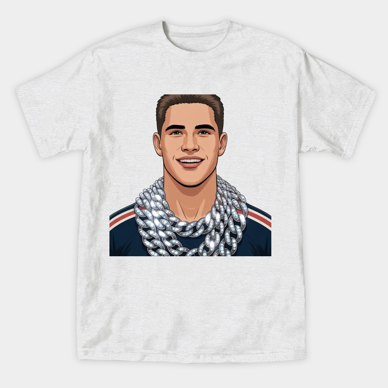 Iced out Drake Maye Women's Athletic Performance T-Shirt