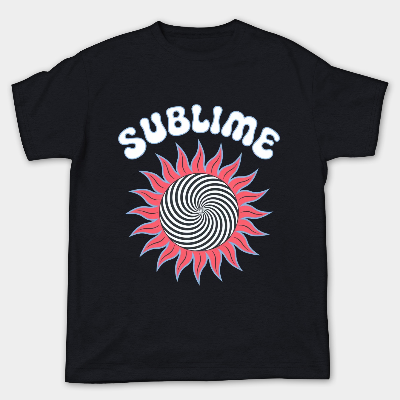 Sublime Hypnotic Sun Spiral Women's Plus Size T-shirt