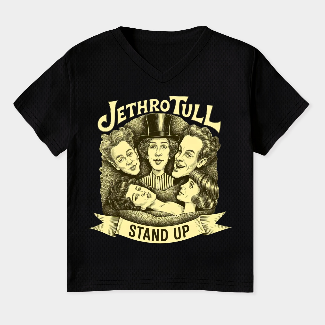 Stand up Women's Plus Size V-Neck T-Shirt