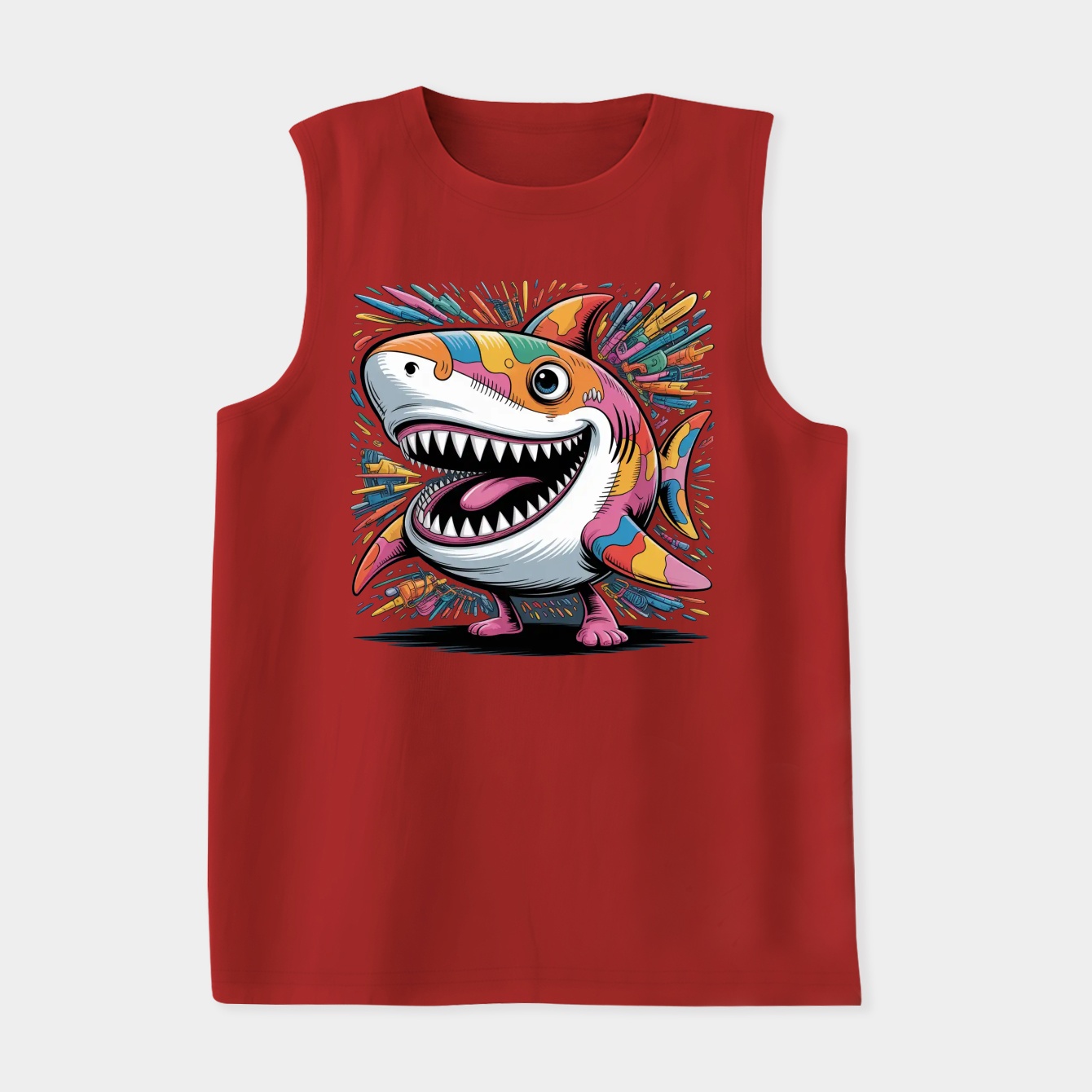 Cheerful Cartoon Shark (calamardo) (e621) sherk