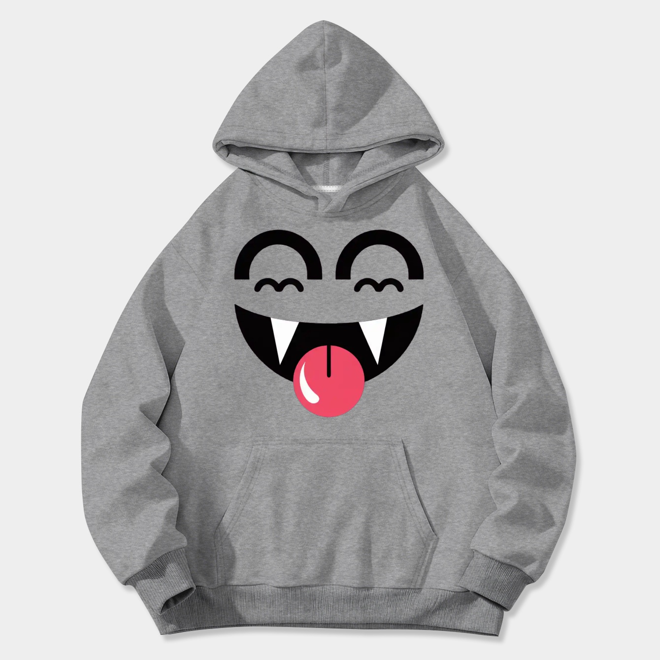 Cute Vampire Face Women's Plus Size Hoodie