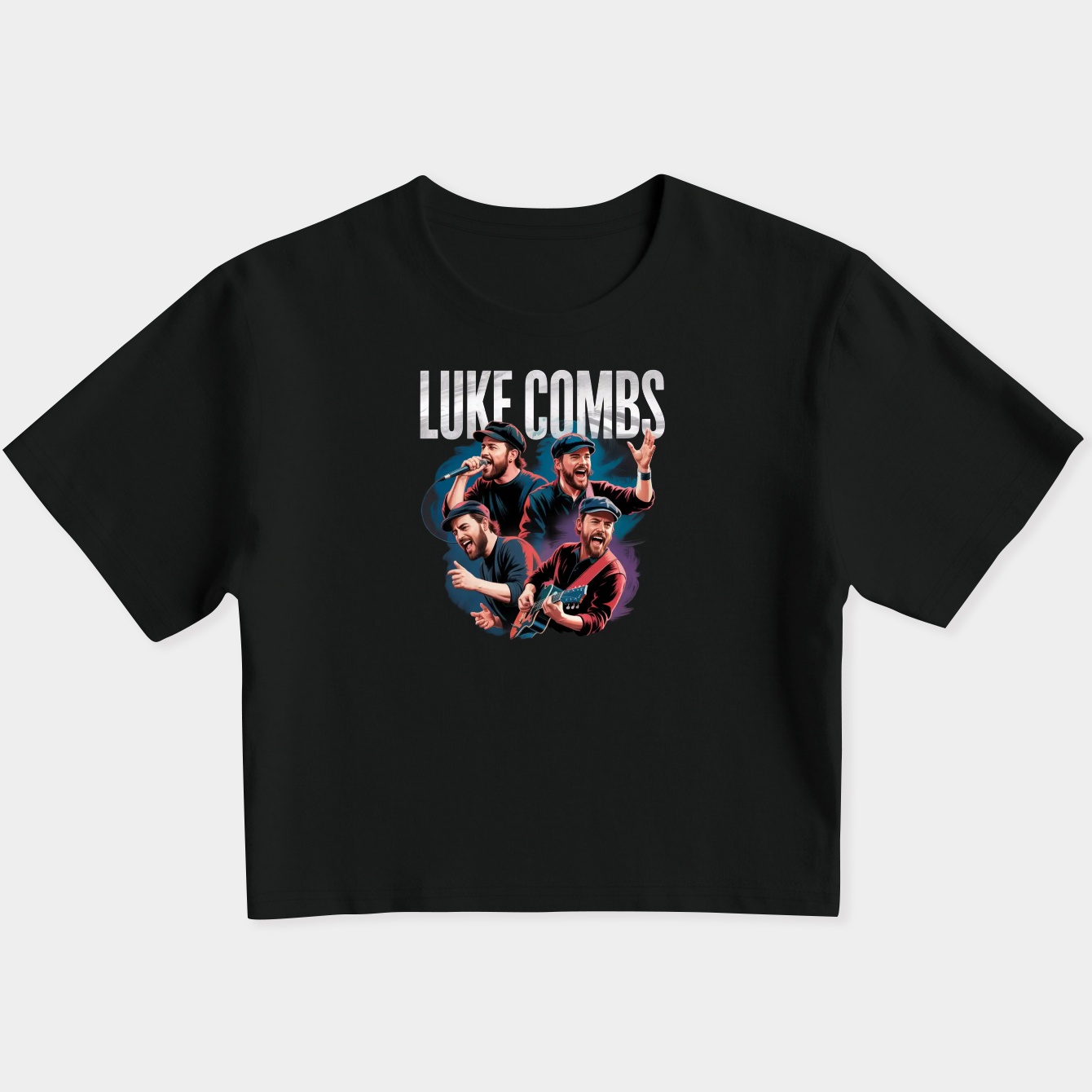 Luke Combs bootleg design Women's Slim Fit Baby Tee