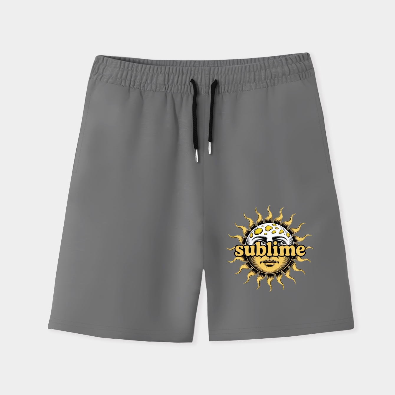 Sublime Sun Logo Men's Quick-Dry Athletic Shorts
