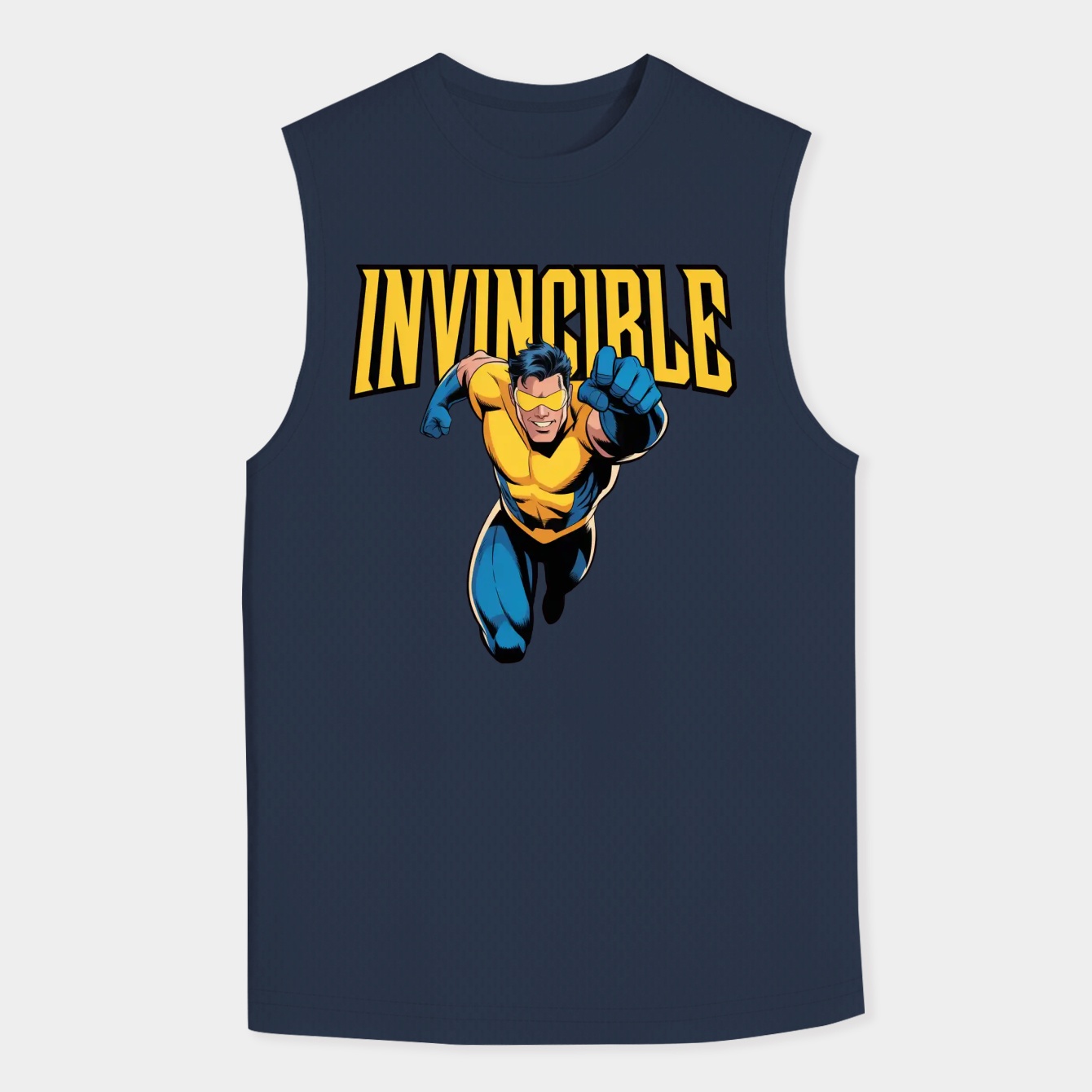 superhero invincible comic style Men's Tank Top