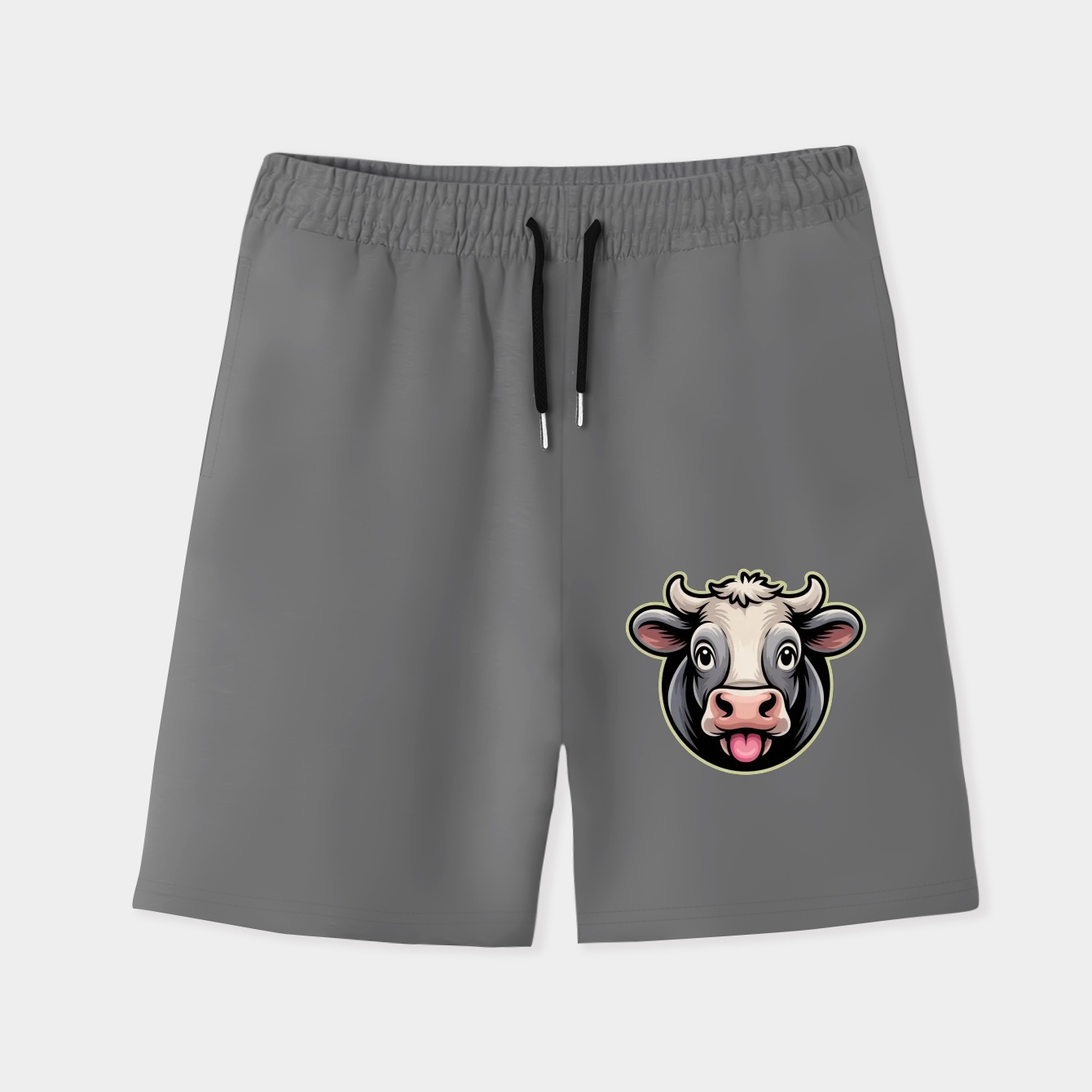 Moo deng Men's Quick-Dry Athletic Shorts