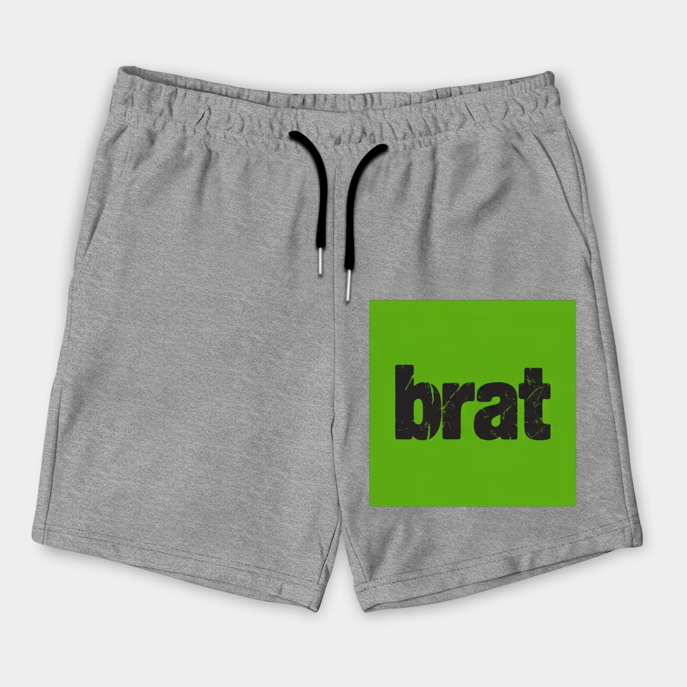brat bold green square Men's Shorts