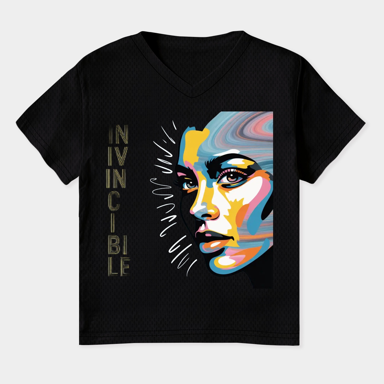 Invincible Women's Plus Size V-Neck T-Shirt