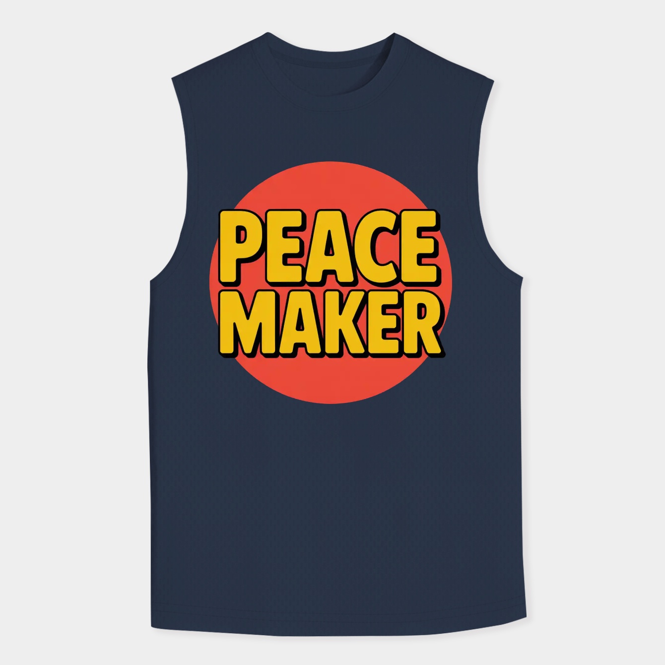 Peacemaker Bold Text Design Men's Big & Tall Tank Top