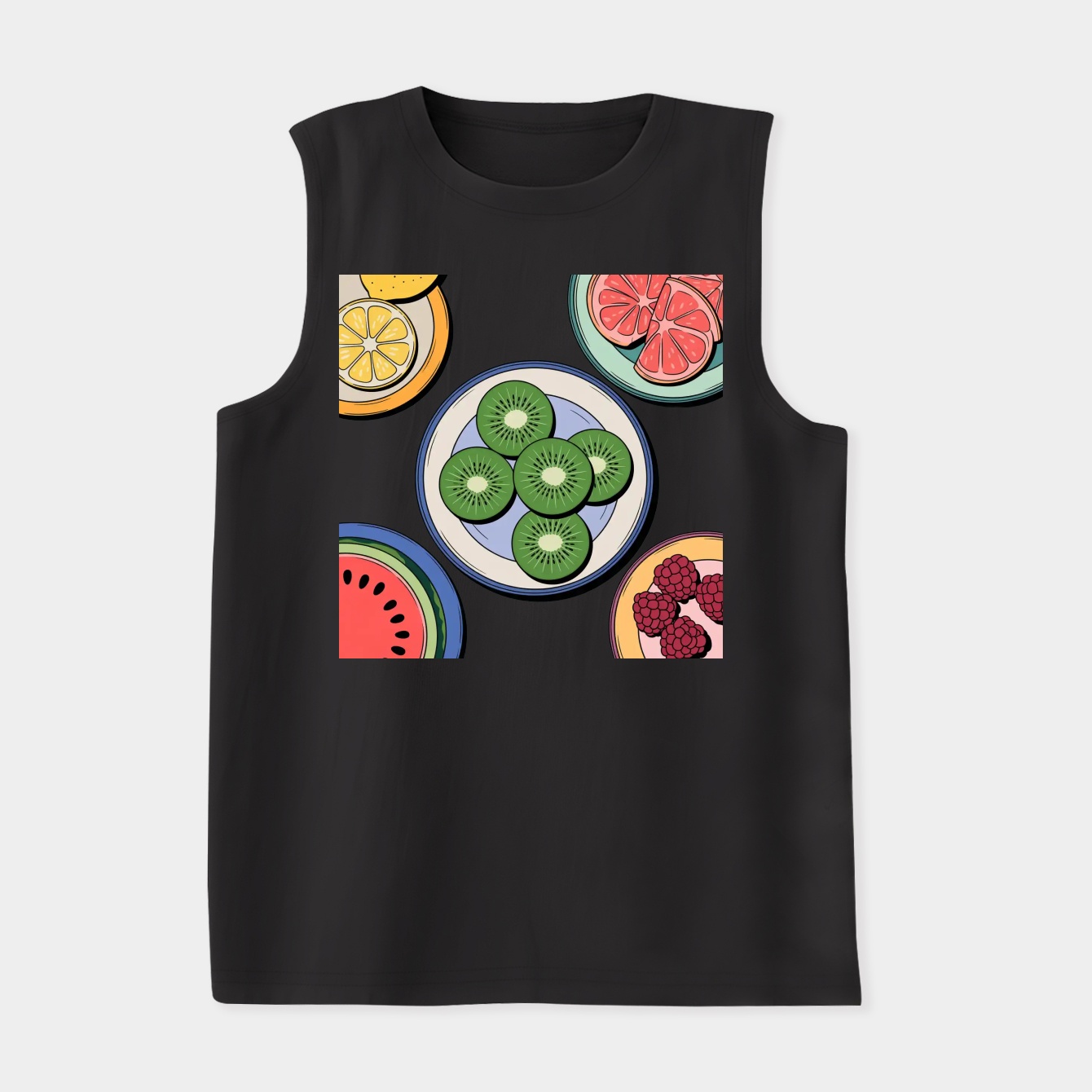 Fruit Scene Tabletop Arrangement