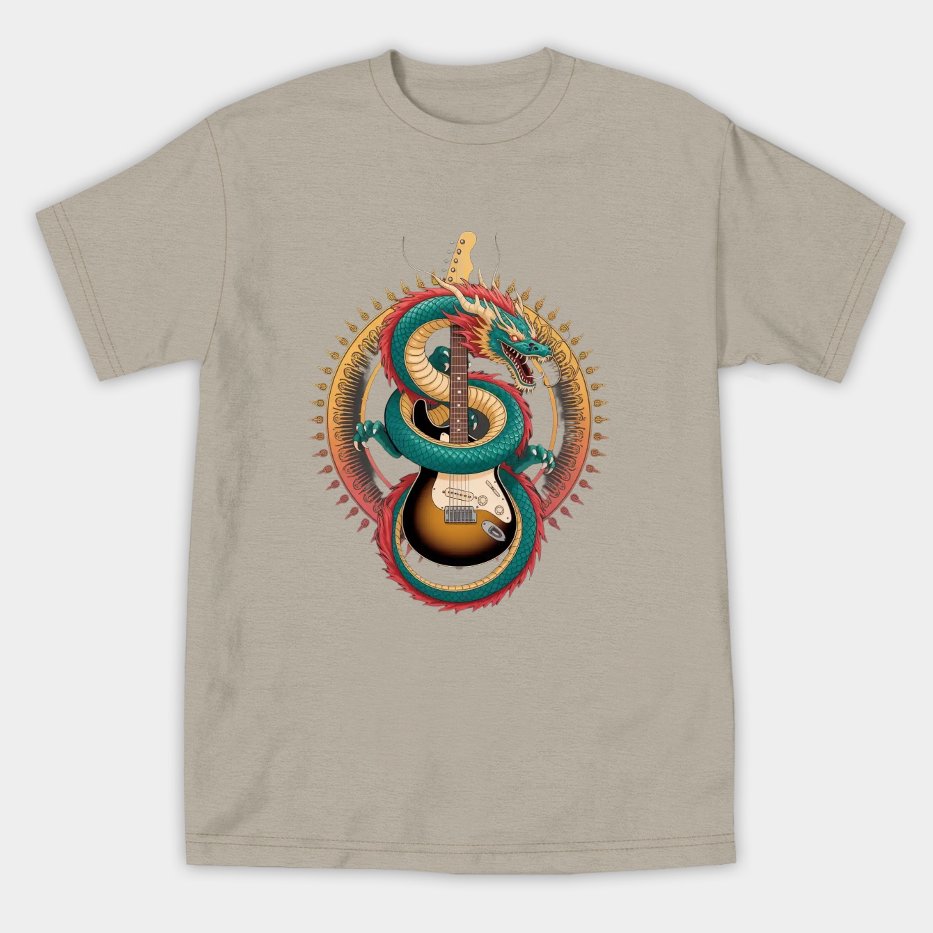 Dragon guitar Women's Athletic Performance T-Shirt