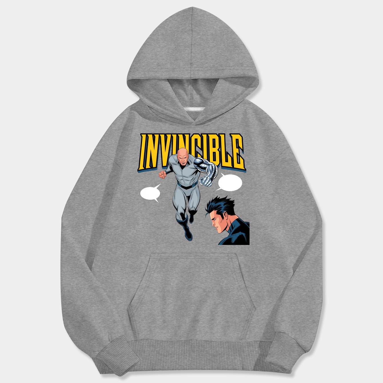 Conquest Vs Invincible Men's Big & Tall Hoodie
