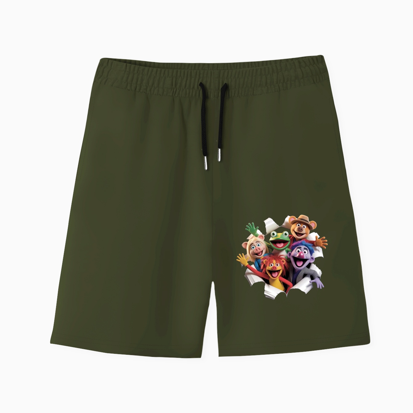 The Muppets Muppet Breakout Men's Quick-Dry Athletic Shorts