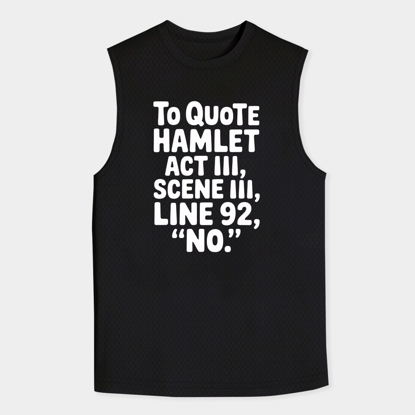 To Quote Hamlet Act III Scene III Line 92, "No"