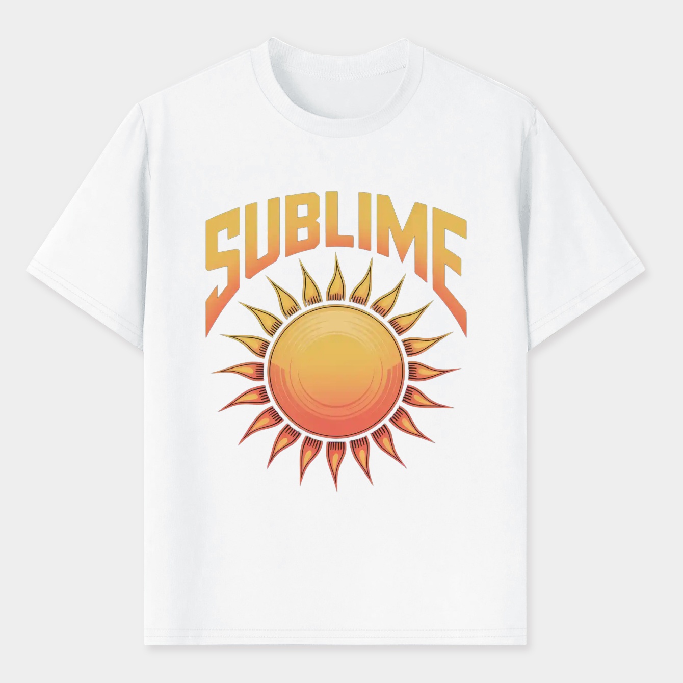 Sublime Sunburst Design Men's T-Shirt