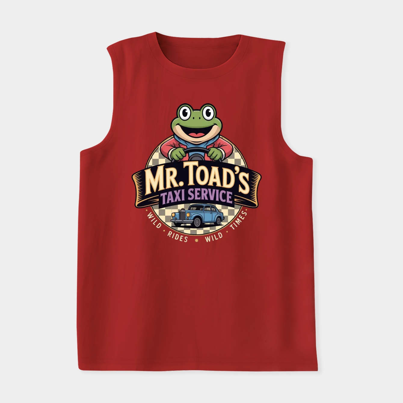 The Adventures Of Ichabod And Mr. Toad Car Crazy Toad Women's Soft Tank Top