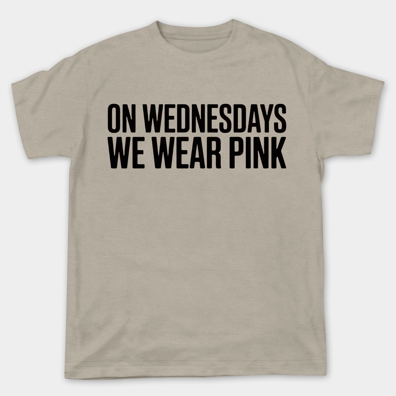 On Wednesdays We Wear Pink Women's Plus Size T-shirt
