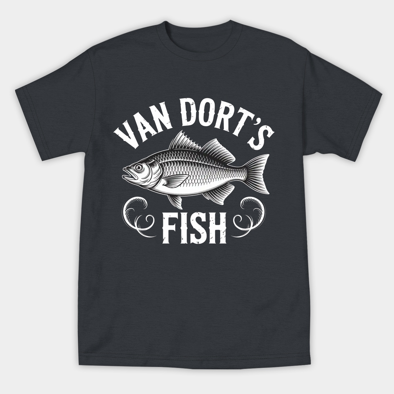Van Dort's Fish Women's Athletic Performance T-Shirt