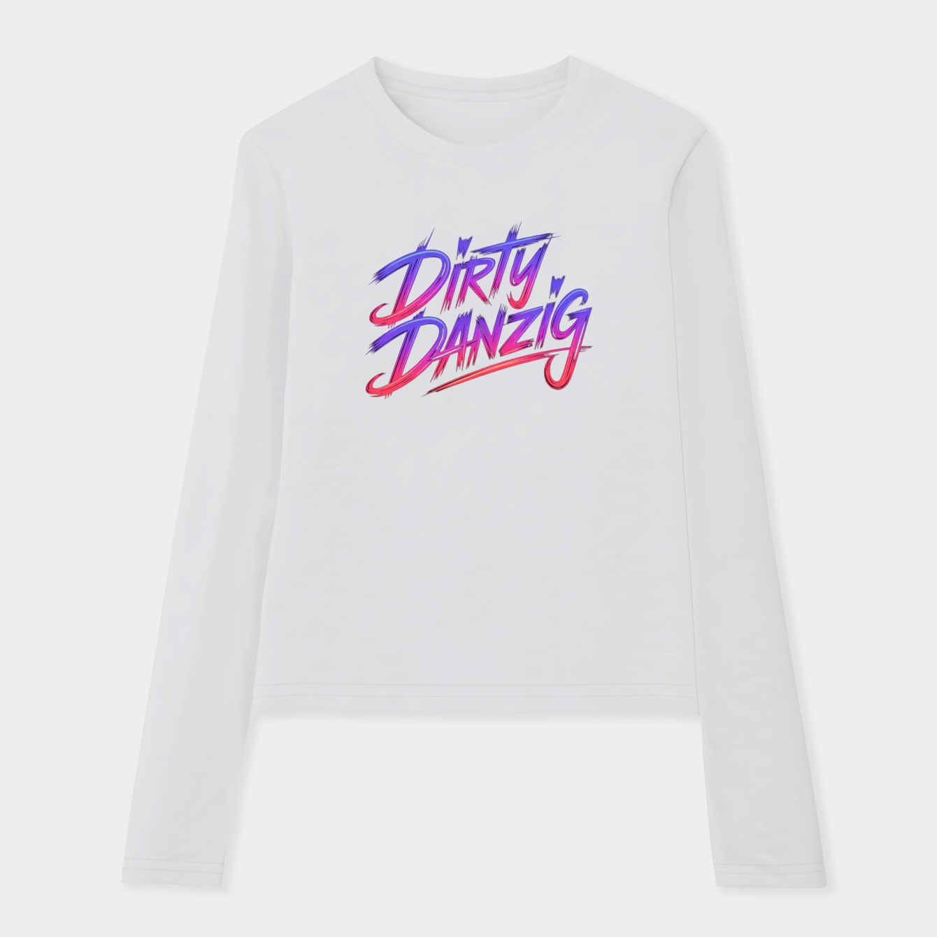 Danzig Neon Script Style Women's Soft Long Sleeve T-Shirt