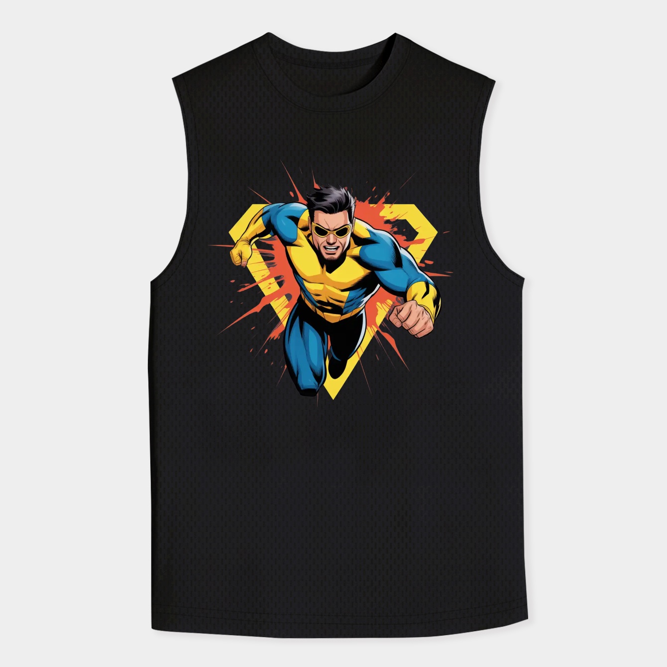 indestructible Super Hero Men's Big & Tall Tank Top