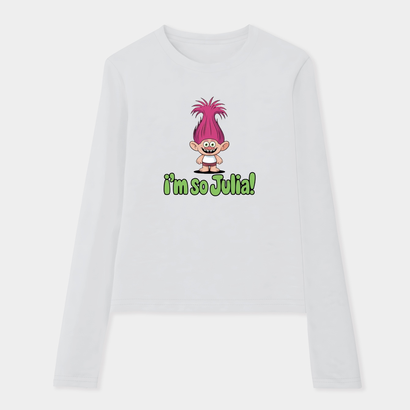 brat troll Women's Soft Long Sleeve T-Shirt