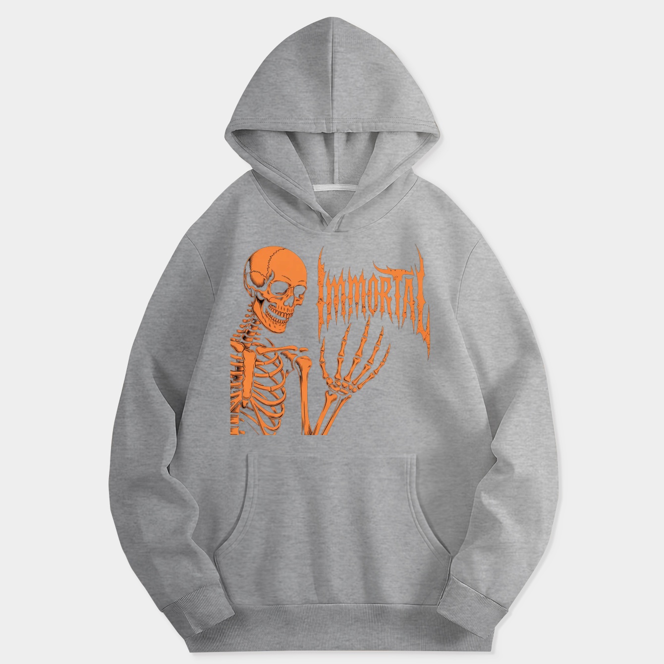 Immortal Skeleton Gothic Design Women's Hoodie