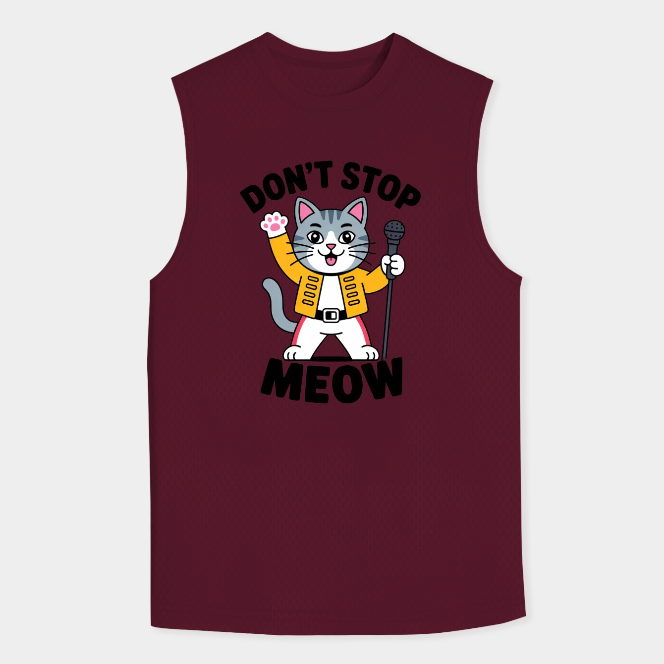 Don't Stop Meow Men's Tank Top