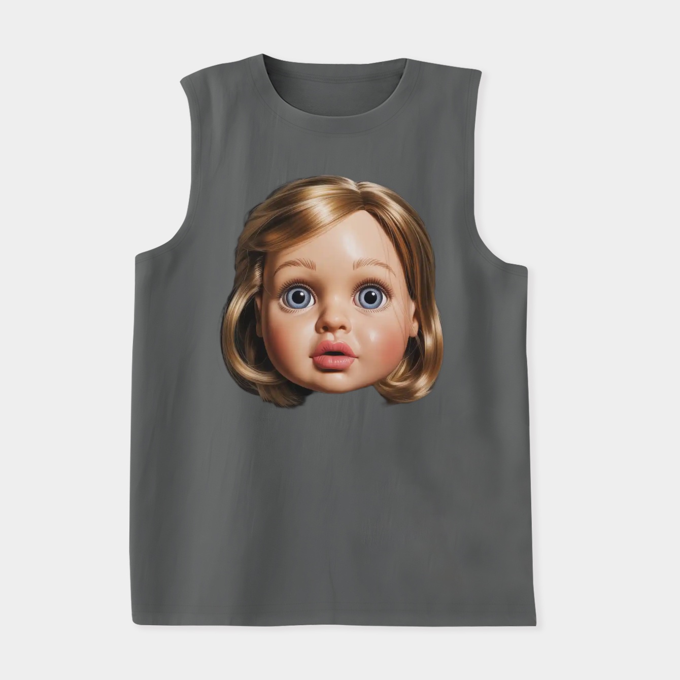 Disgusting Doll Face Women's Soft Tank Top