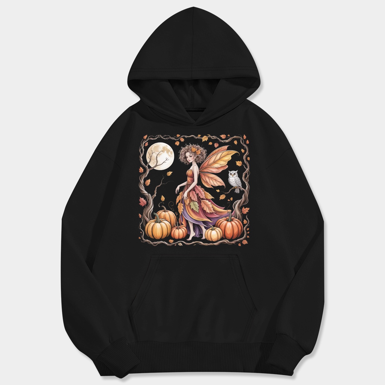Pumpkin Queen Men's Big & Tall Hoodie