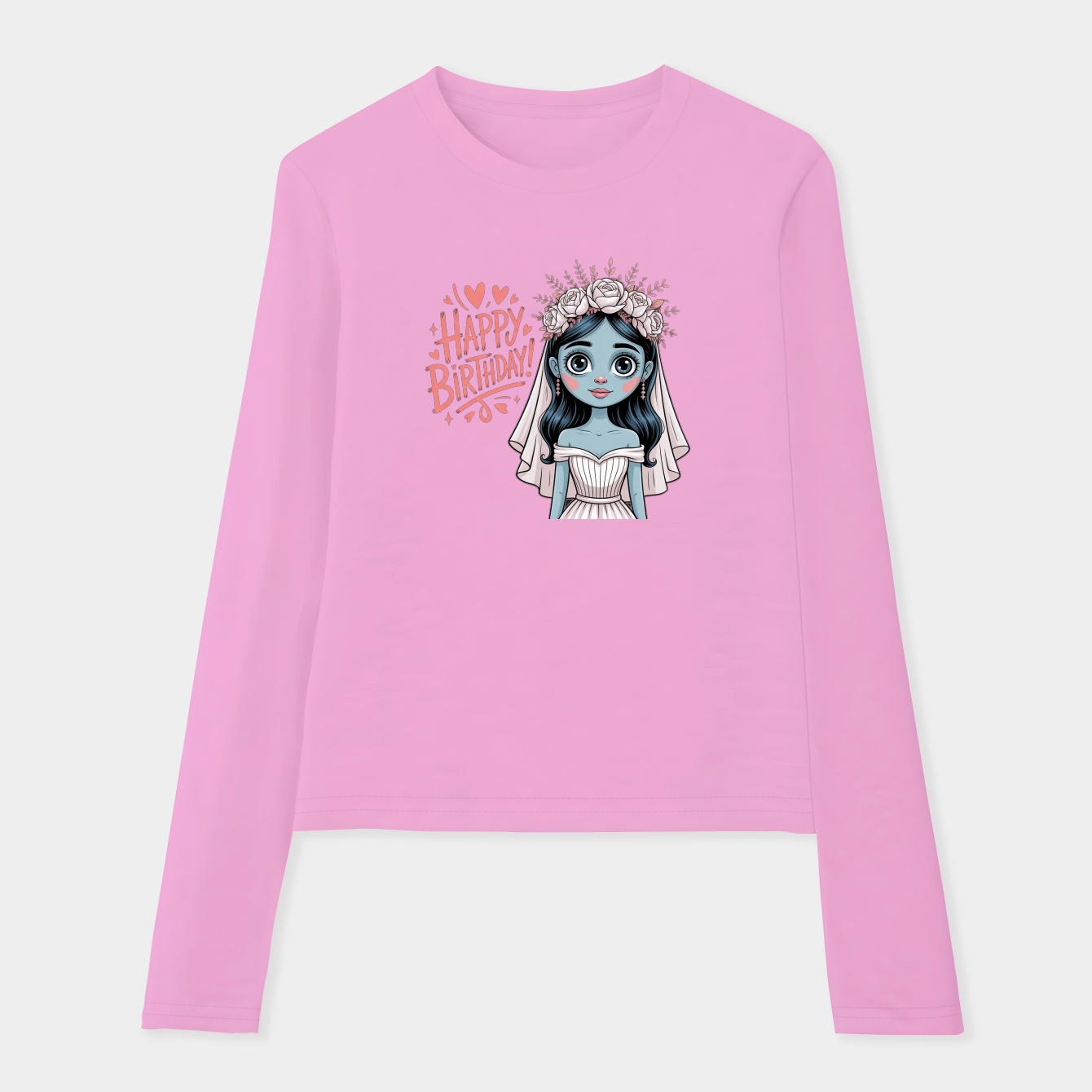 Corpse Bride: Spooky Birthday! Women's Soft Long Sleeve T-Shirt