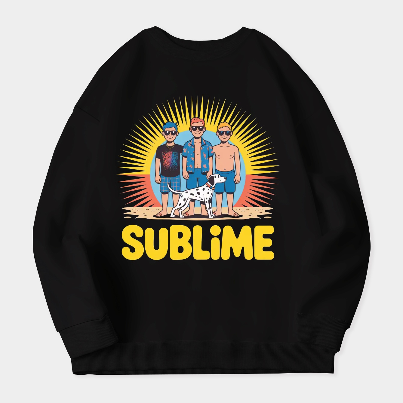 Sublime Sunshine Vibes Women's Crewneck Sweatshirt
