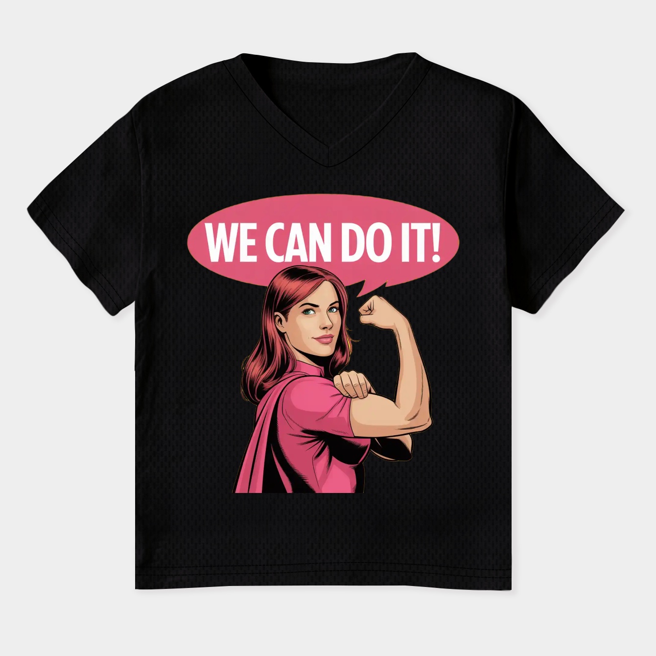 Atom Eve We Can Do It Women's Plus Size V-Neck T-Shirt