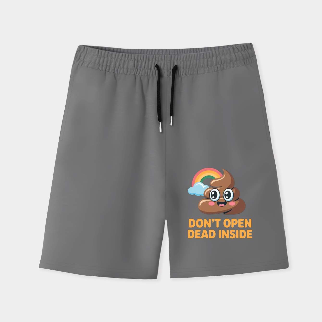 Don't Open Dead Inside Men's Quick-Dry Athletic Shorts
