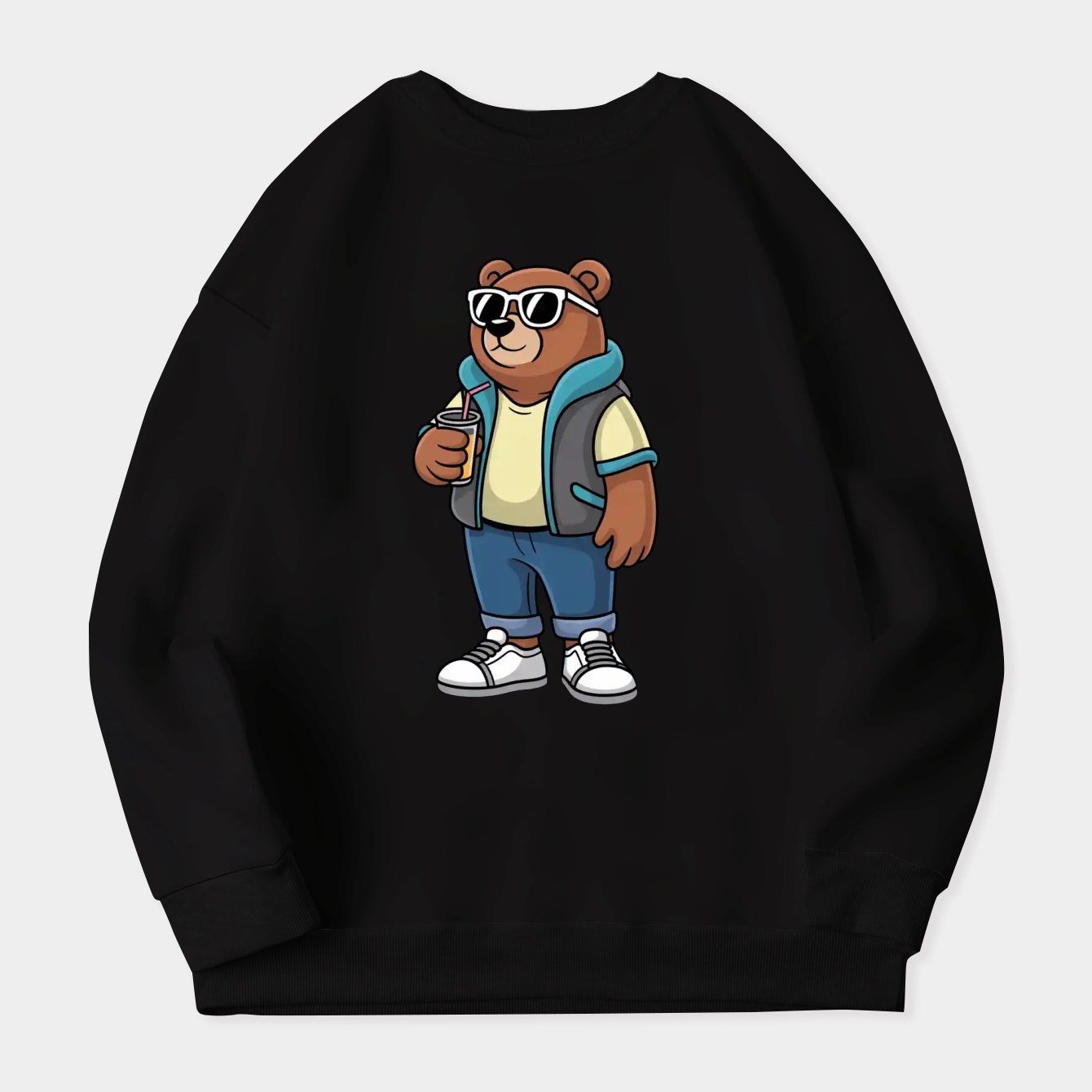Chill Bears Vibe Women's Plus Size Sweatshirt