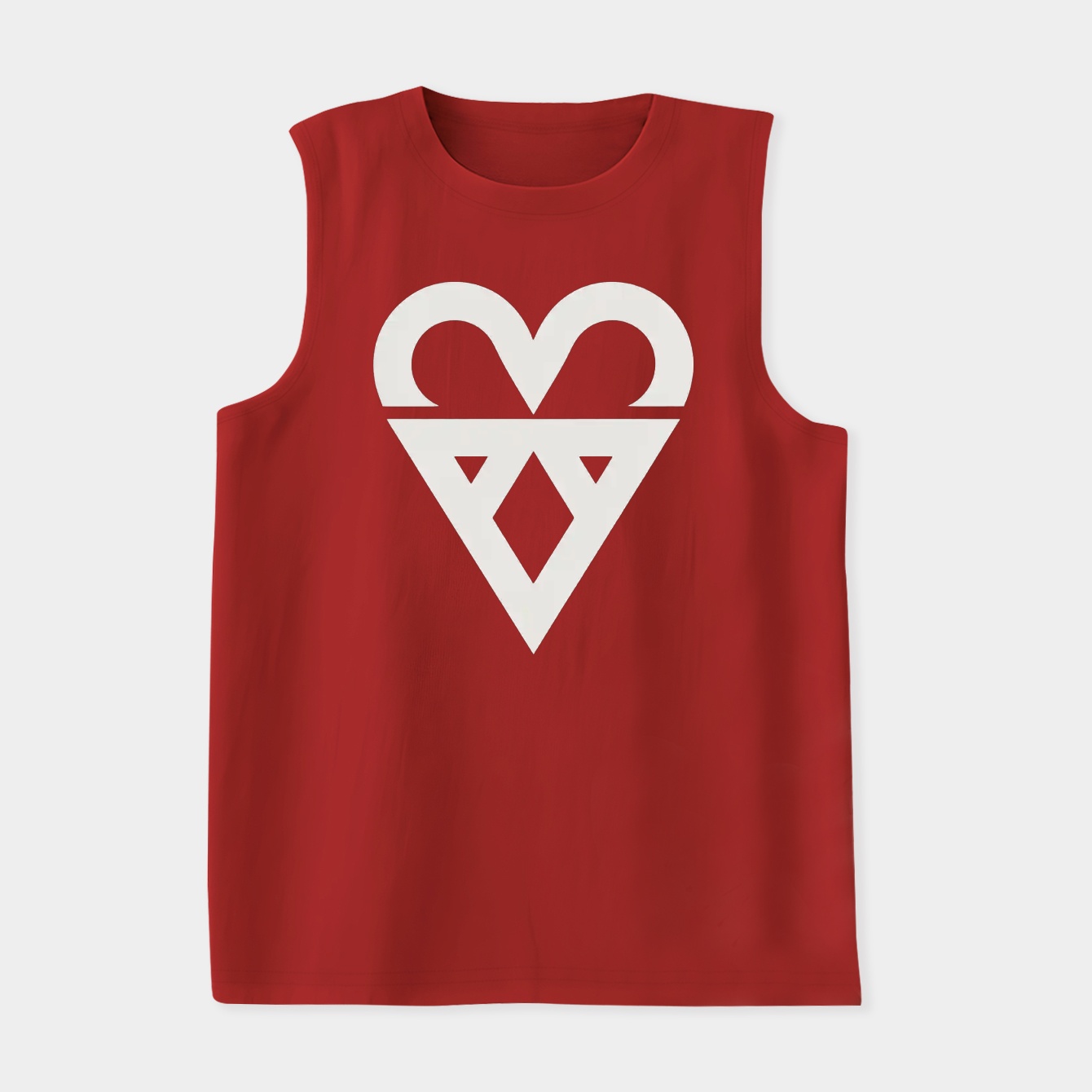 Heartagram - White Women's Soft Tank Top