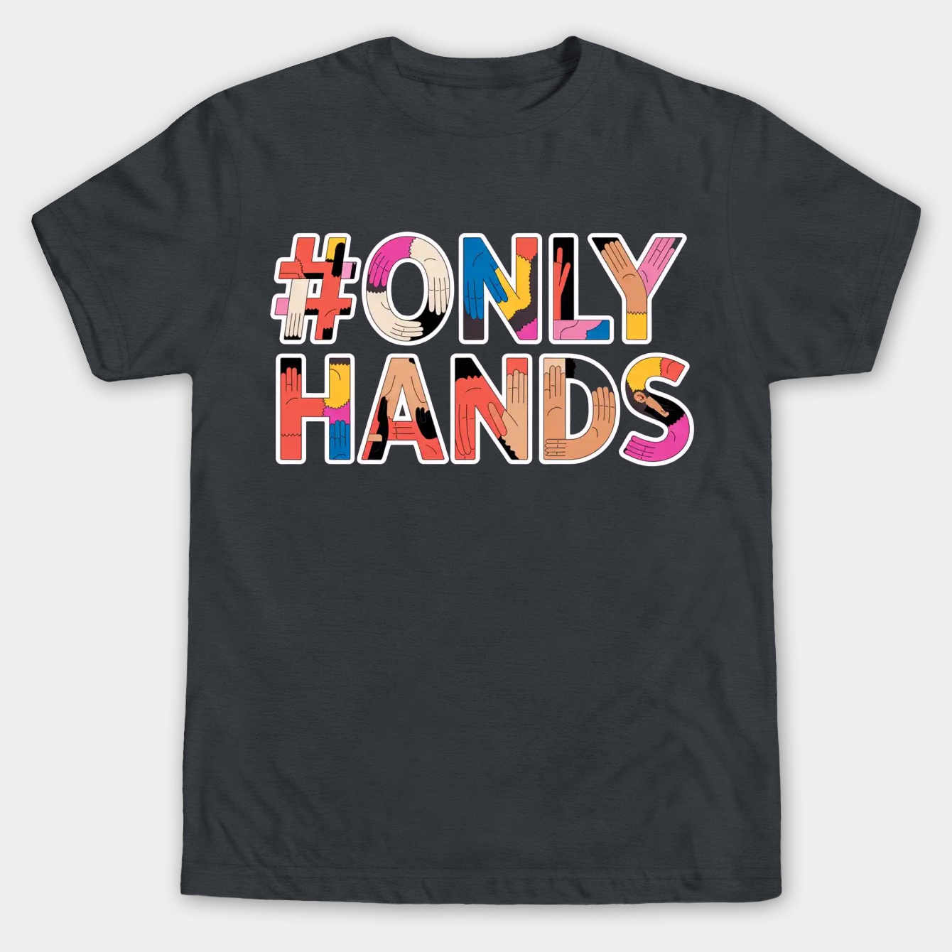 #only hands Corpse Husband Men's Big & Tall T-shirt