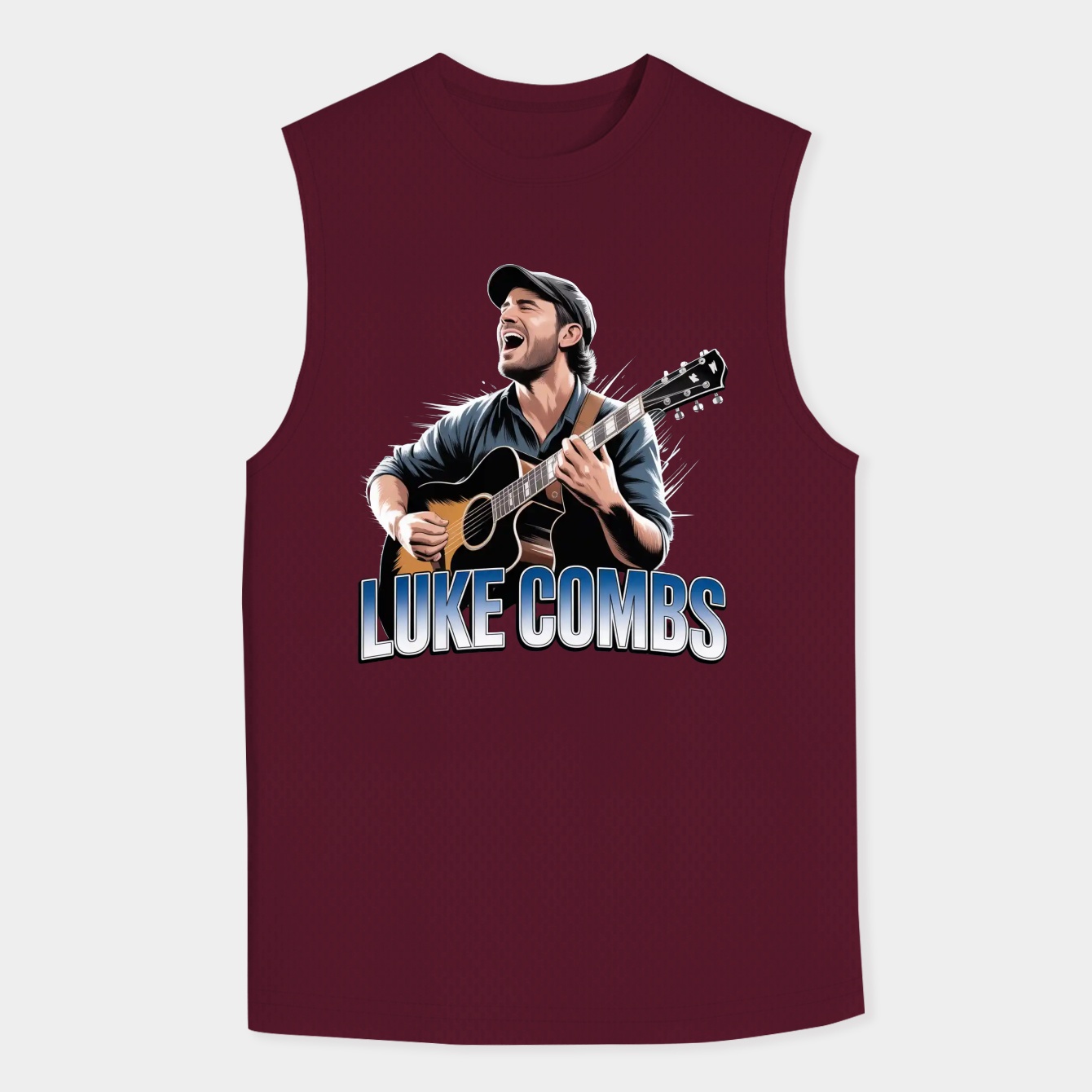 Luke Combs Portrait Men's Tank Top