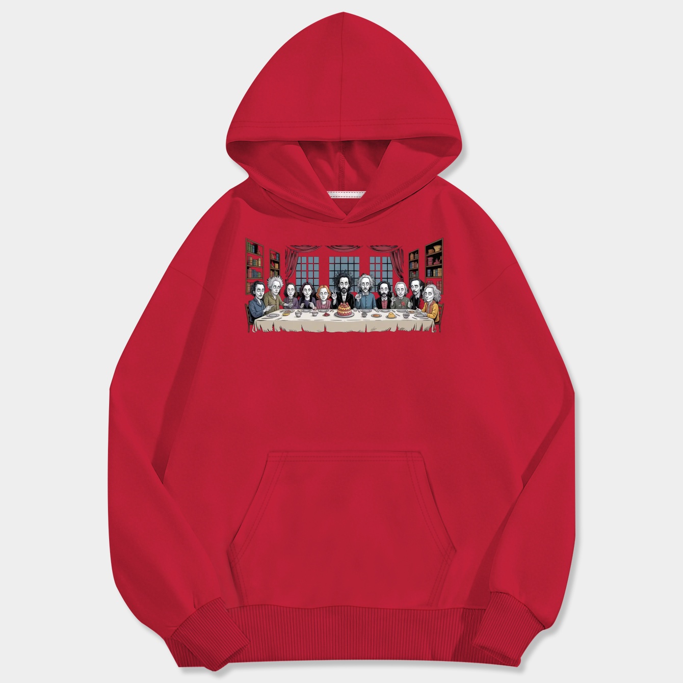 Tim Burton Crew: Last Supper Men's Big & Tall Hoodie