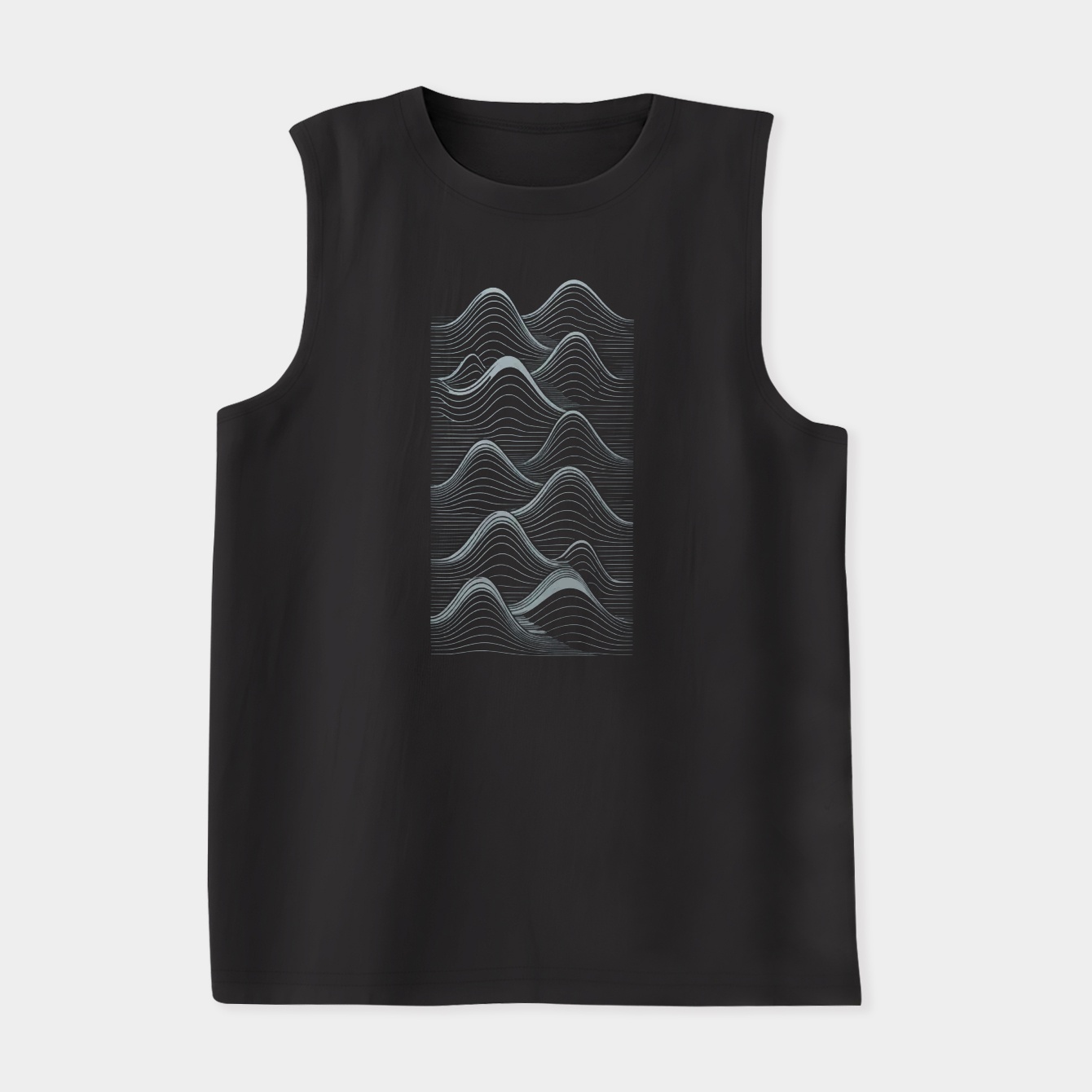 Silver Unknown Pleasures Women's Soft Tank Top